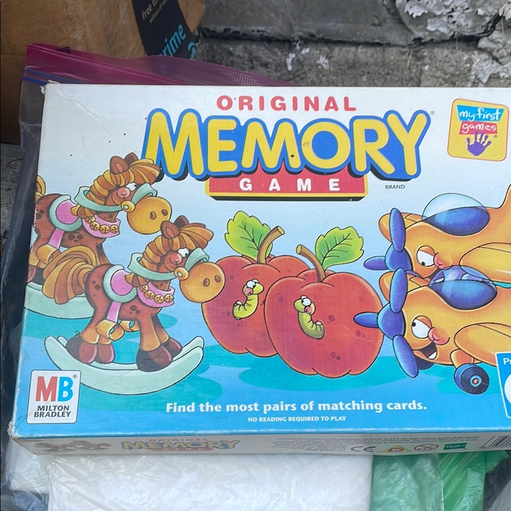 MB Original Memory Game Preschool Ages 3 & Up